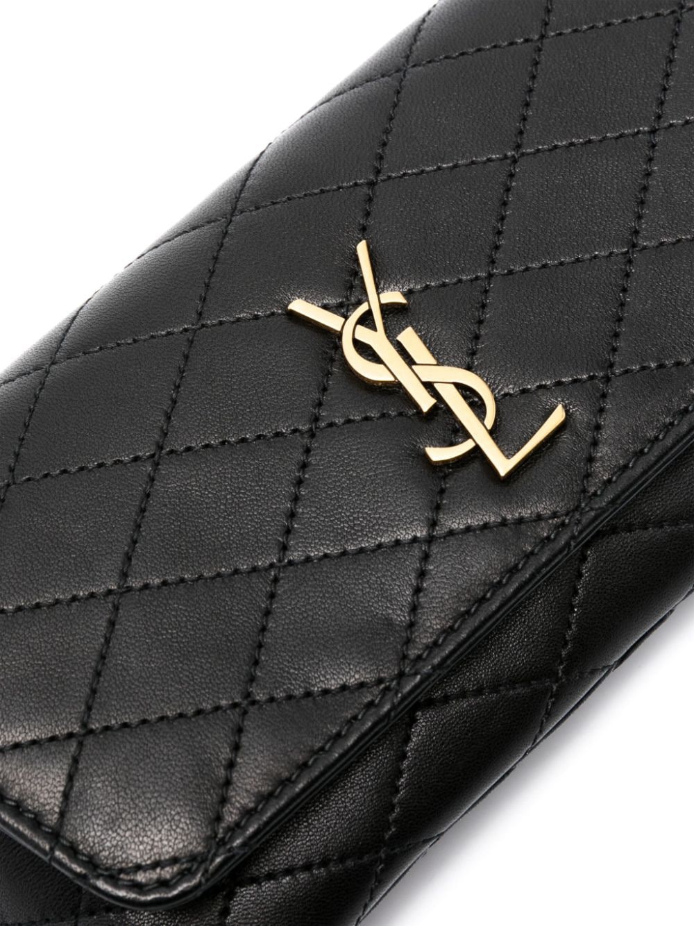 Saint Laurent mini quilted leather crossbody bag