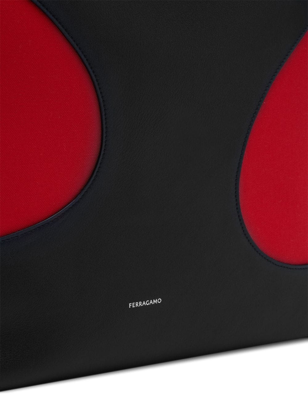 Ferragamo cut-out leather tote bag