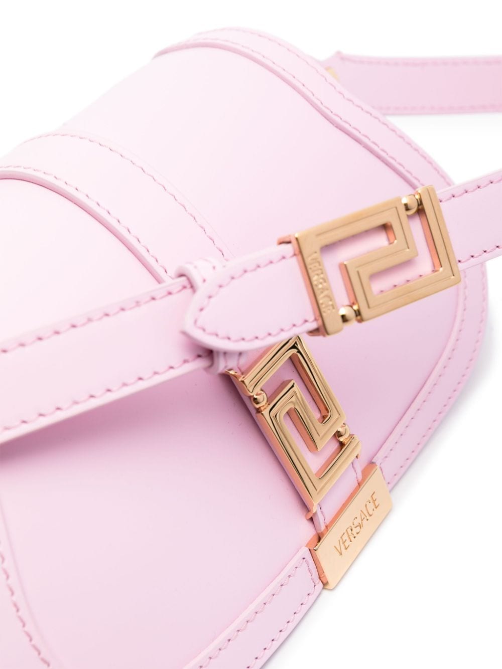 Versace Mini Greca Goddess leather shoulder bag