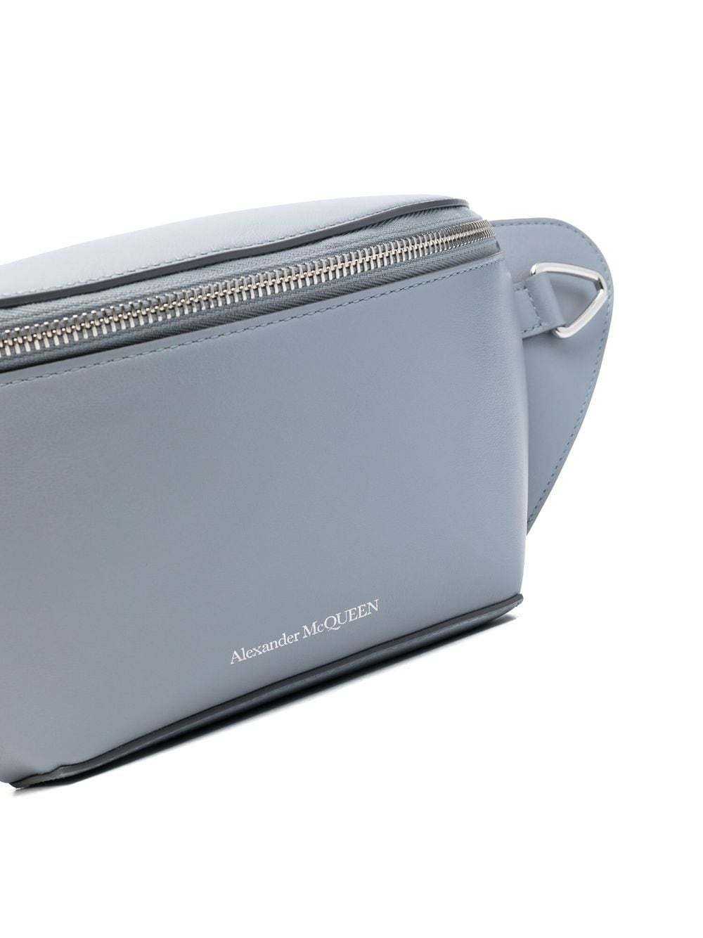 Alexander McQueen logo-embossed leather belt bag