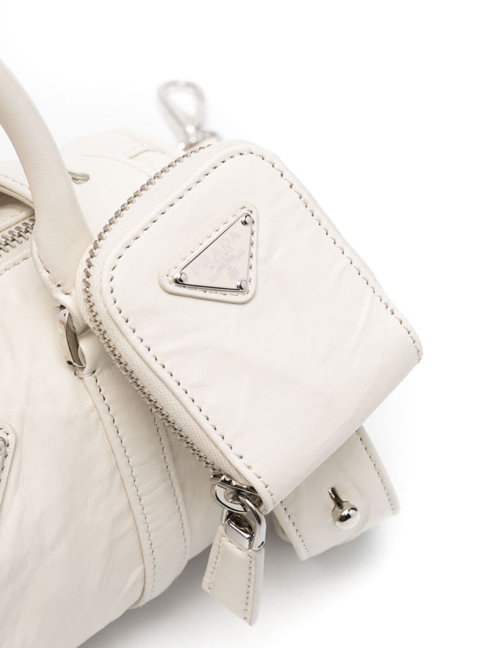 Pra*a leather tote bag