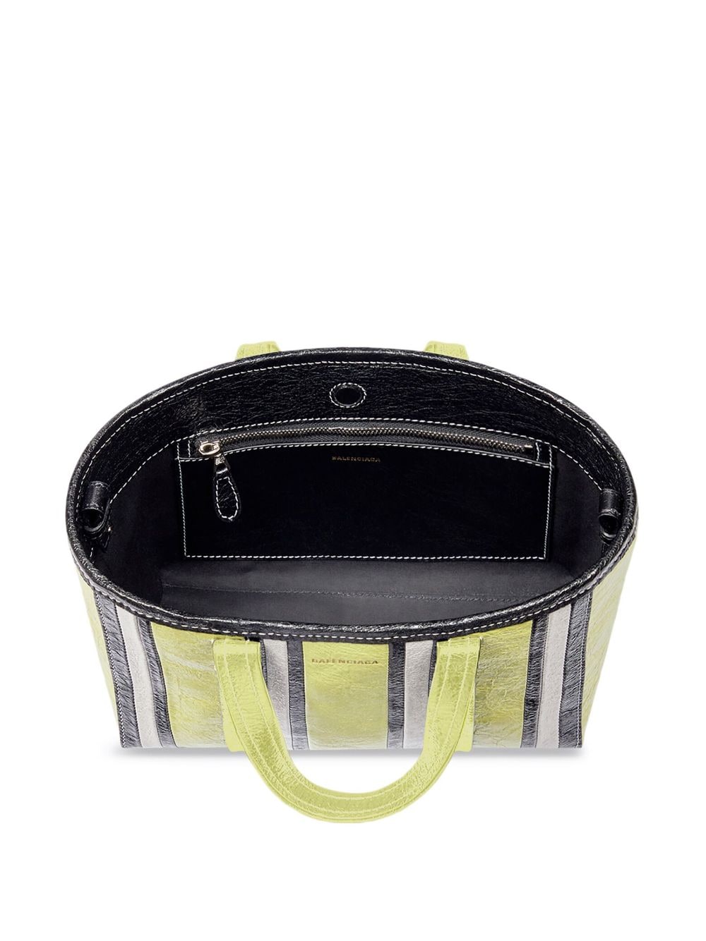 Ba*len*cia*ga barbes east-west striped shopper tote