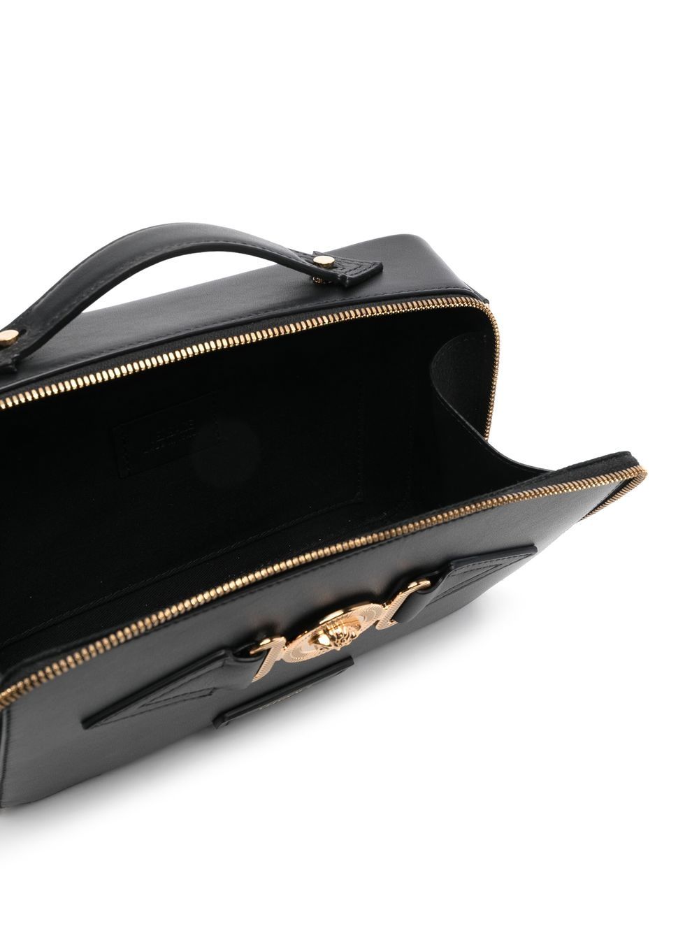 Versace Medusa Head-plaque leather tote bag