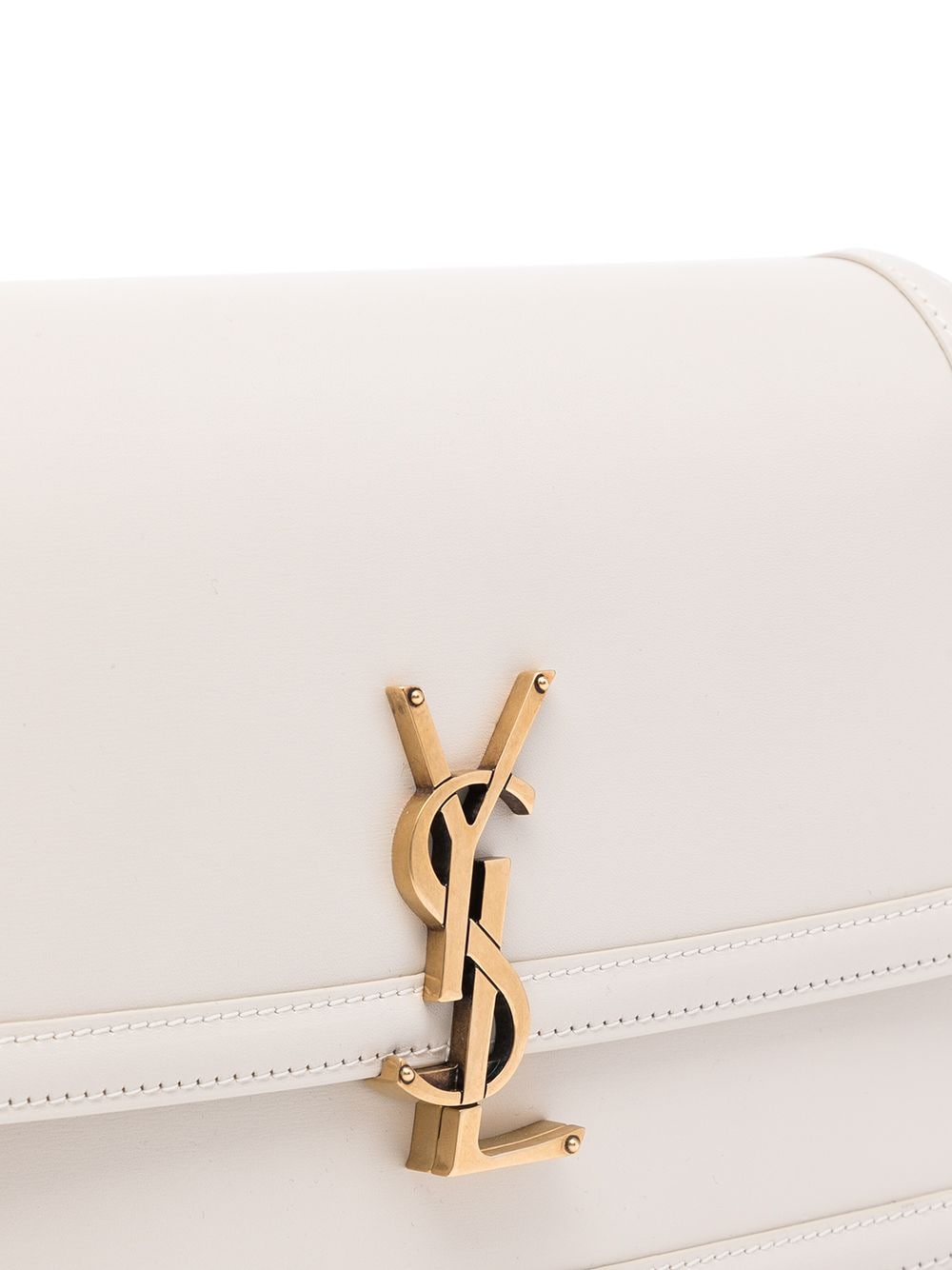 Saint Laurent logo-plaque shoulder bag