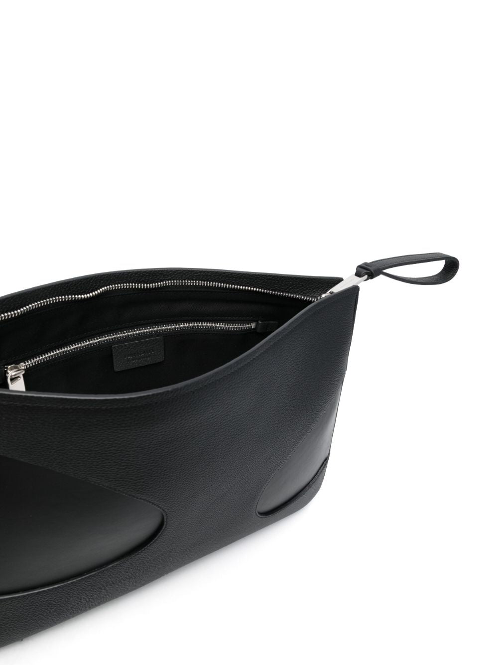 Ferragamo cut-out detail leather portfolio case