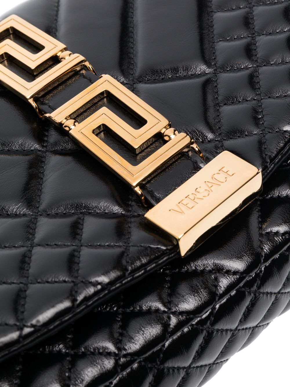 Versace Greta Goddess quilted shoulder bag