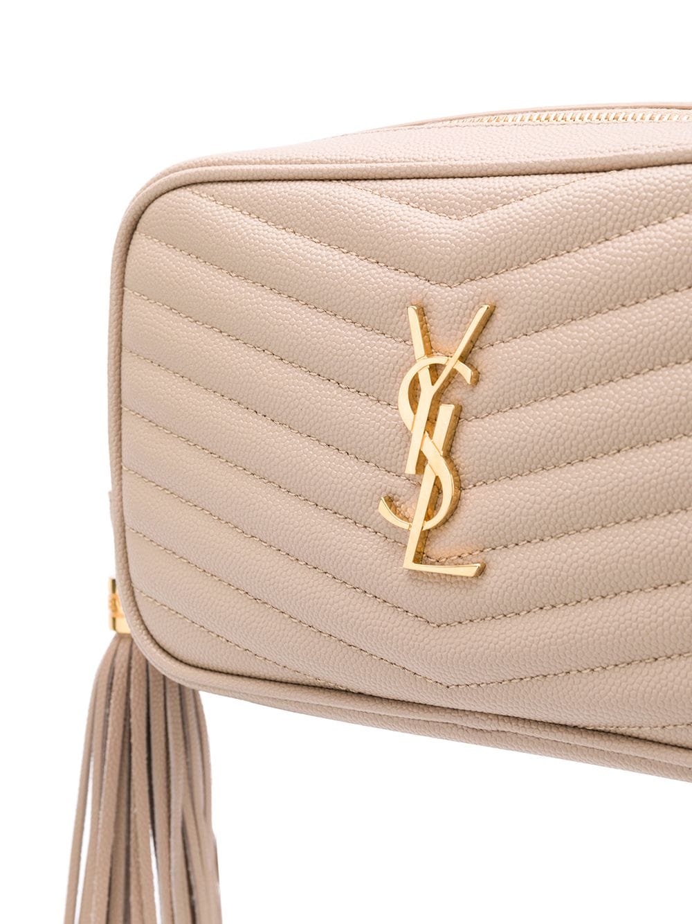 Saint Laurent quilted logo shoulder bag