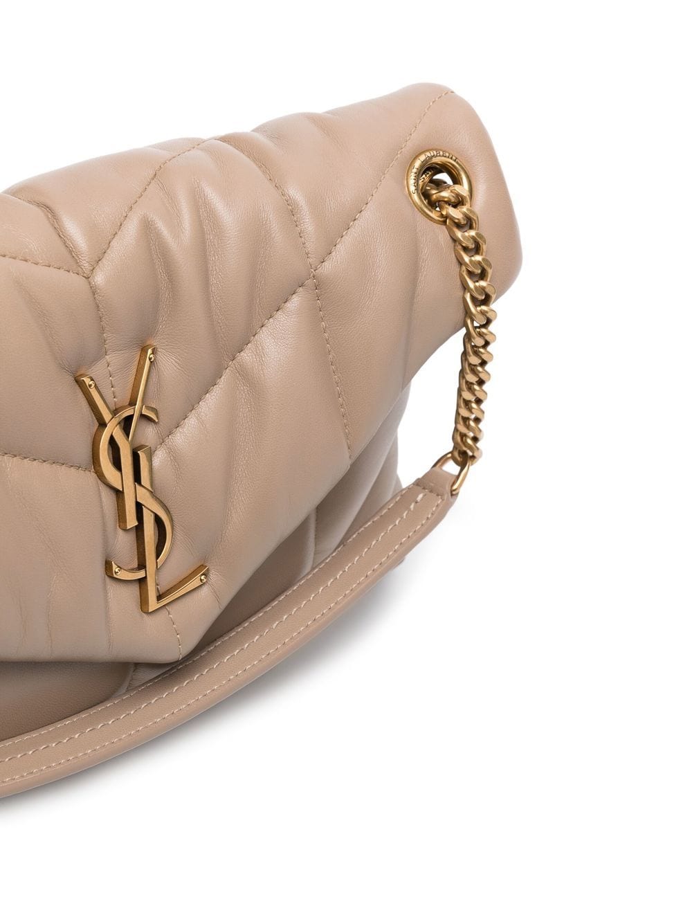 Saint Laurent logo-plaque shoulder bag
