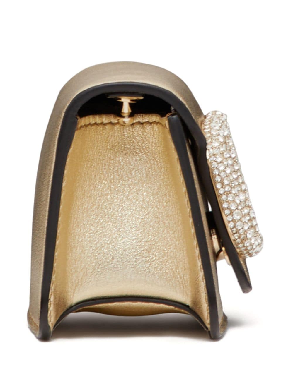Valentino Garavani micro Locò crystal-embellished bag