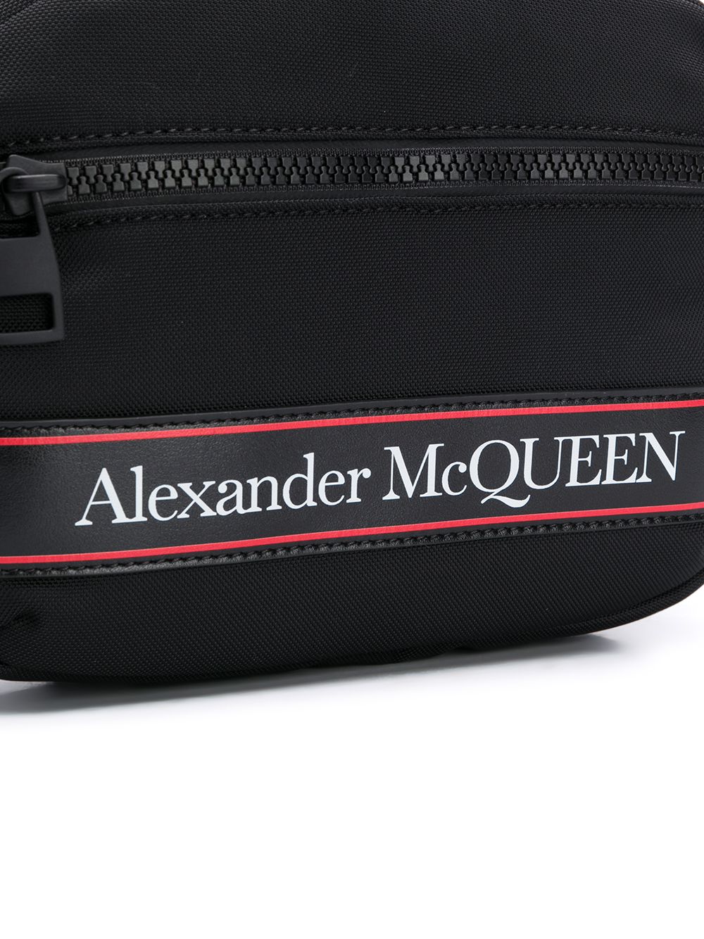 Alexander McQueen logo stripe belt bag