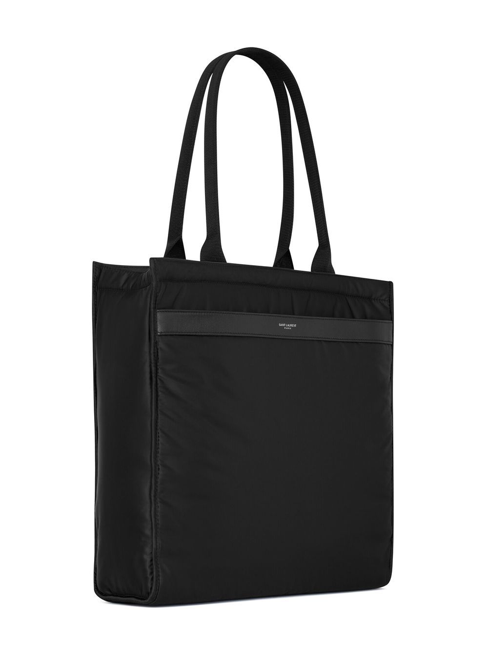 Saint Laurent logo-patch tote bag