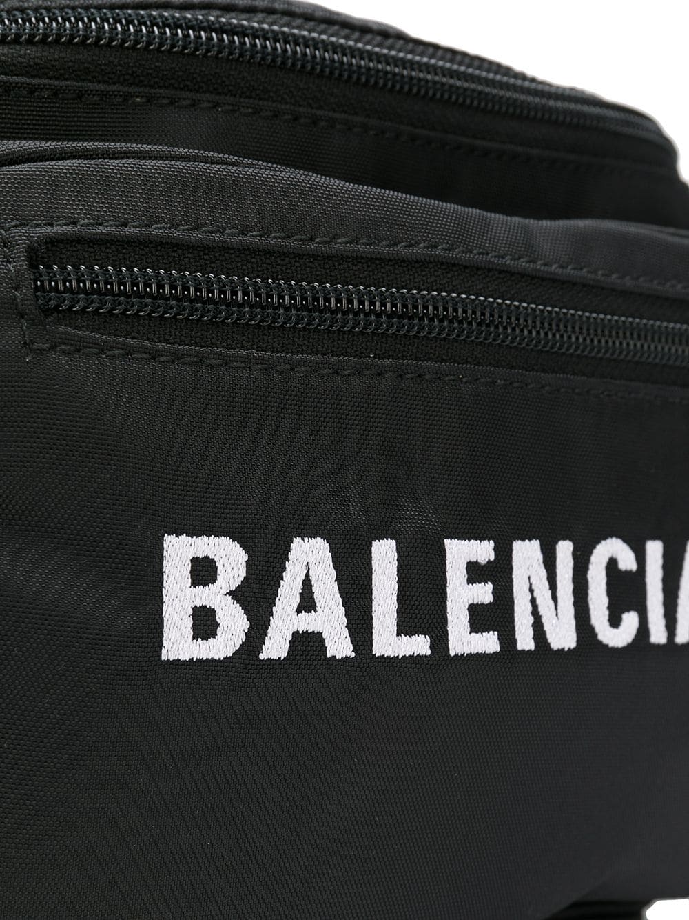 Ba*len*cia*ga black wheel cross body bag