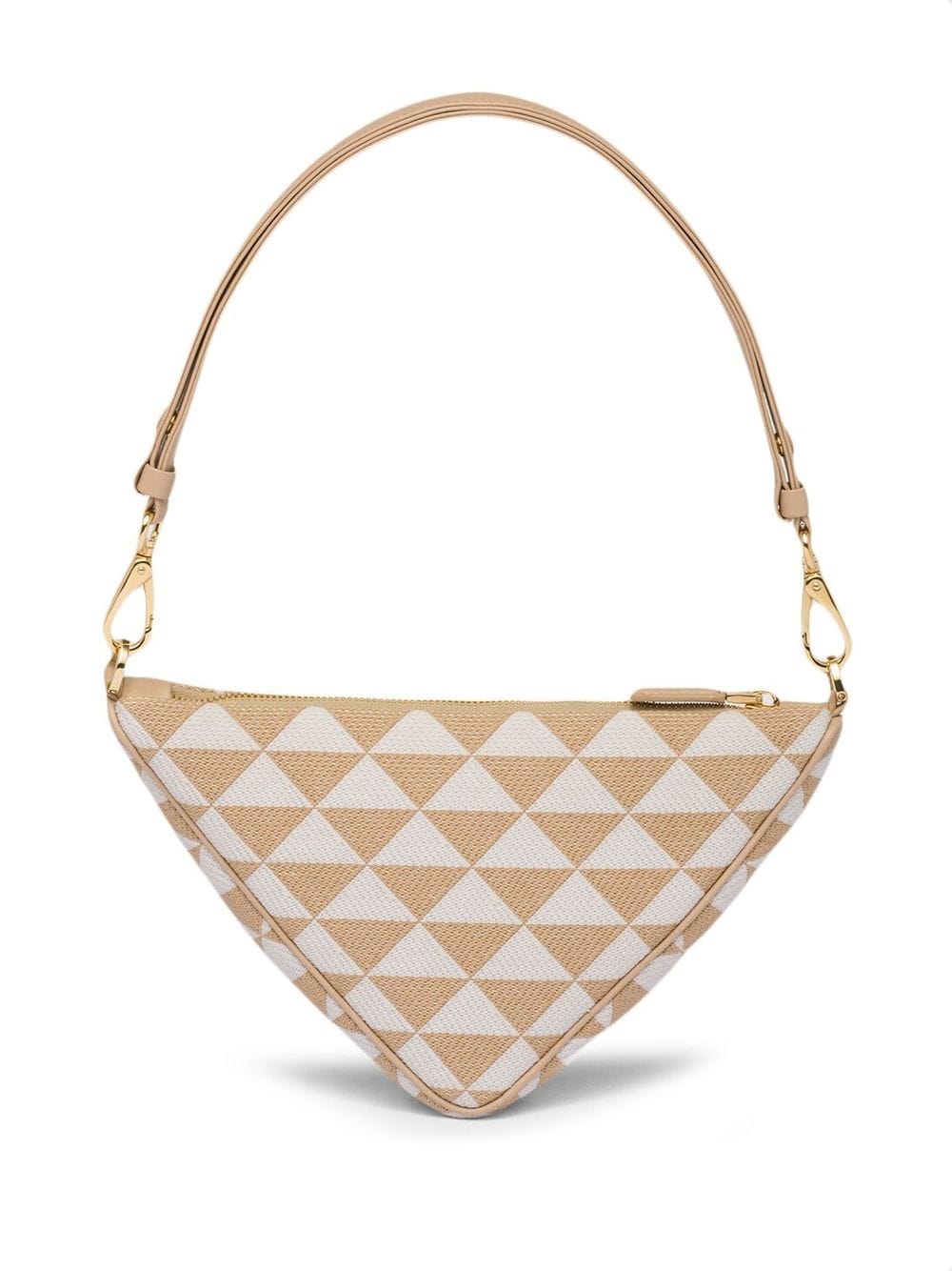 Pra*a embroidered jacquard mini bag