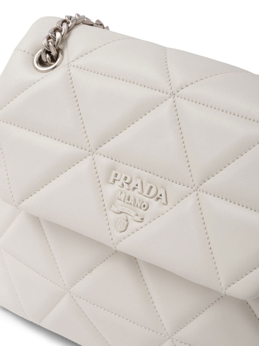 Pra*a large Pra*a spectrum nappa leather bag