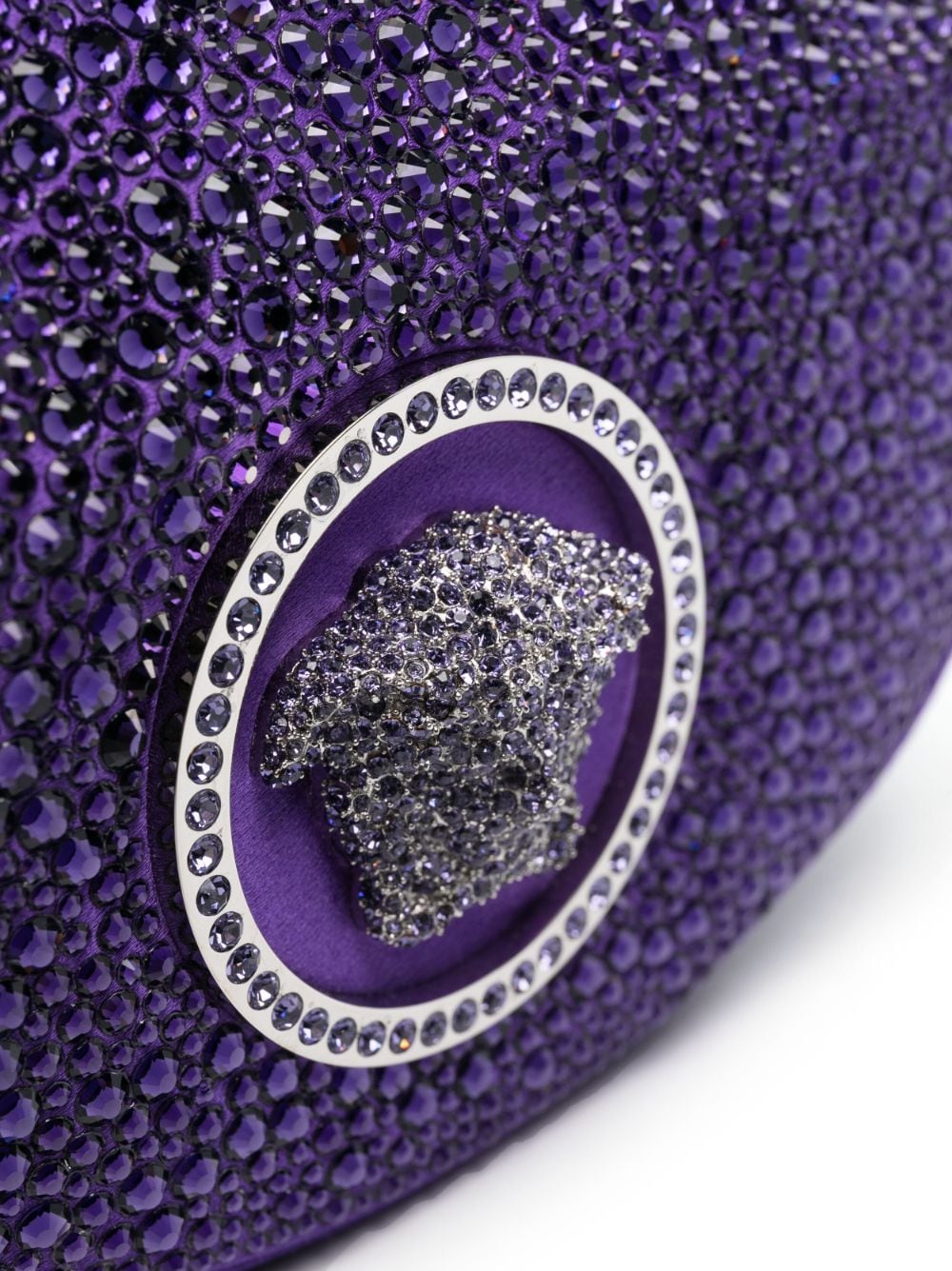 Versace Repeat crystal-embellished shoulder bag