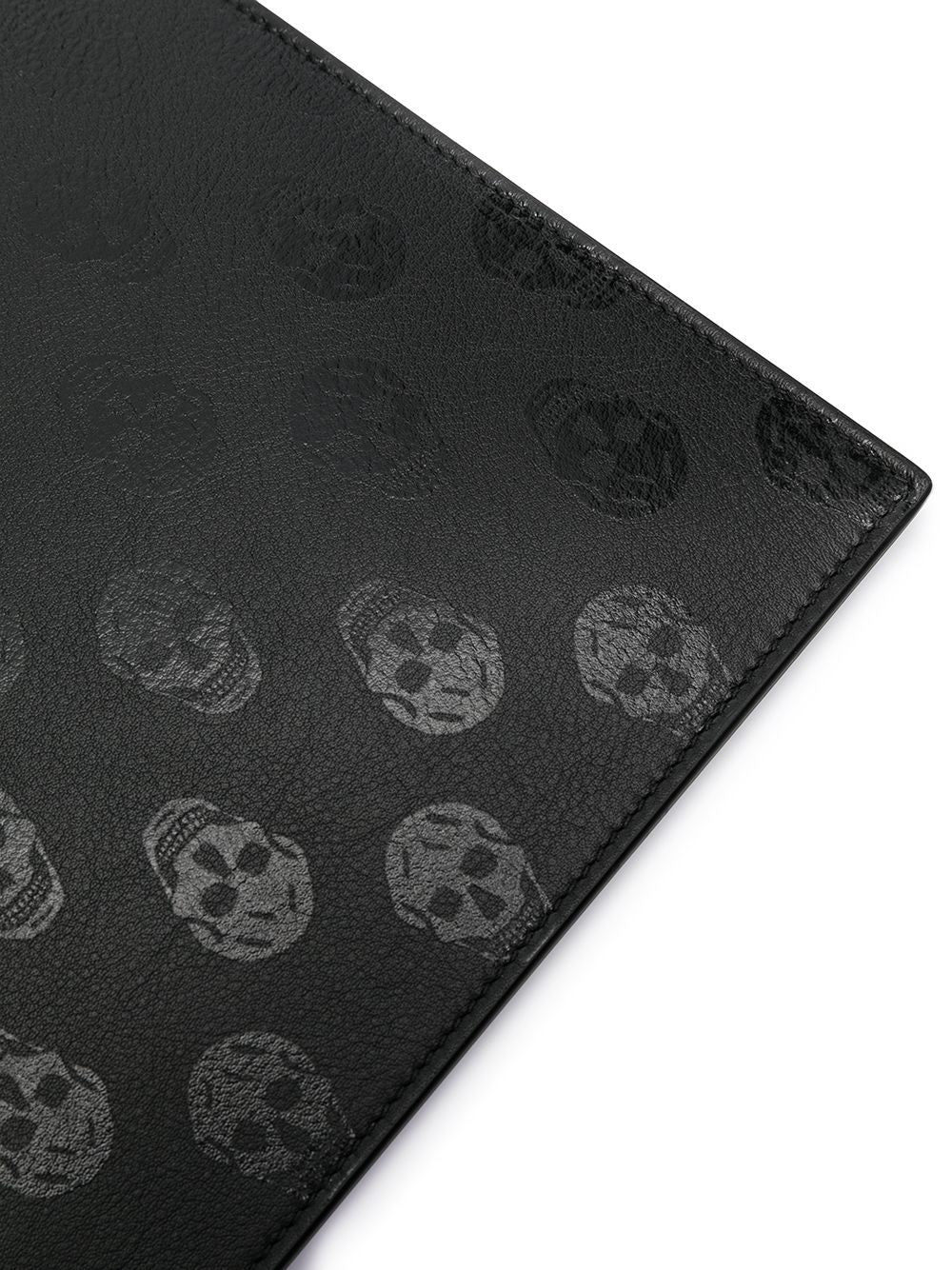 Alexander McQueen skull-print zipped clutch bag