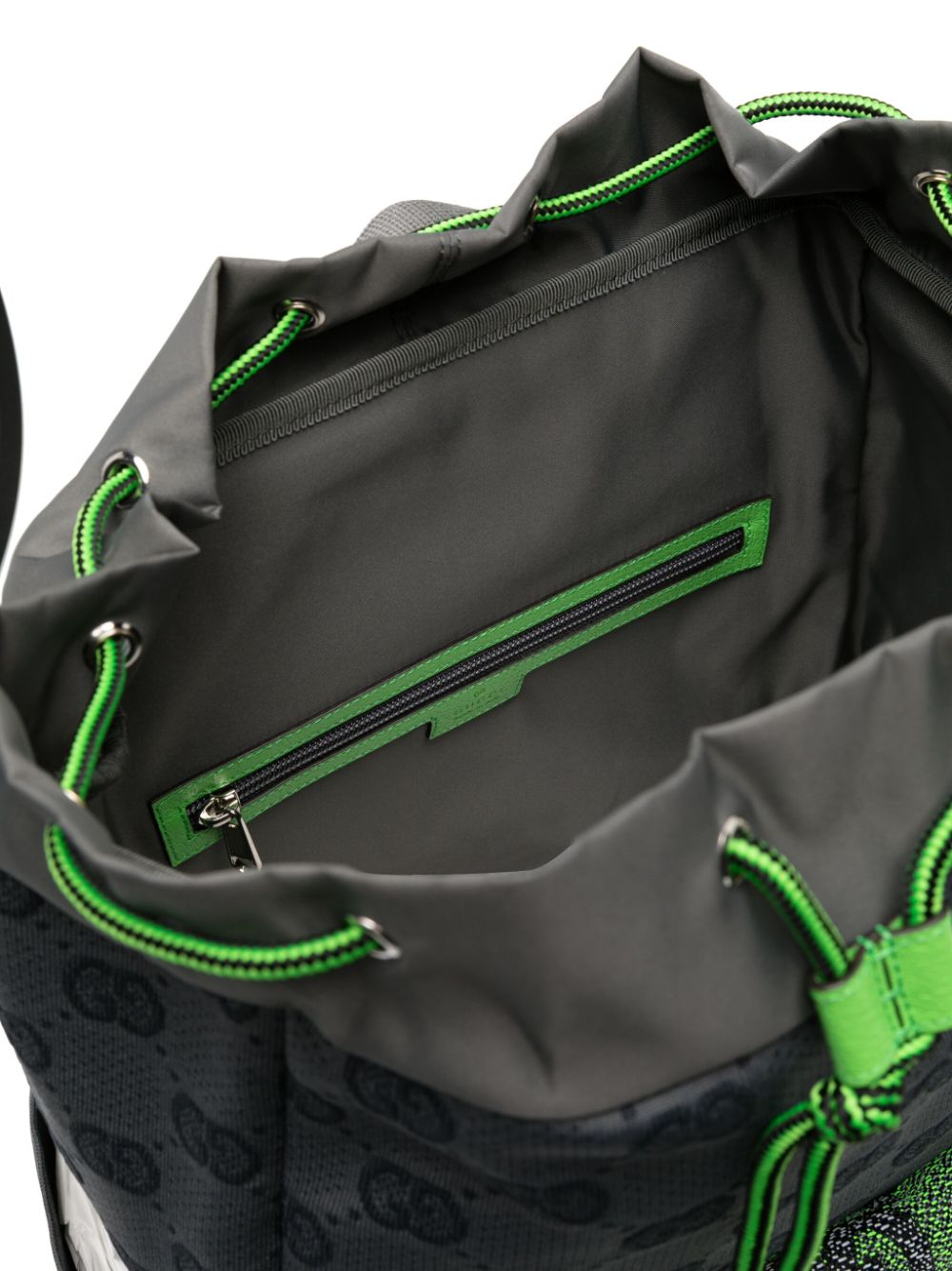 G*u*i gg panelled backpack