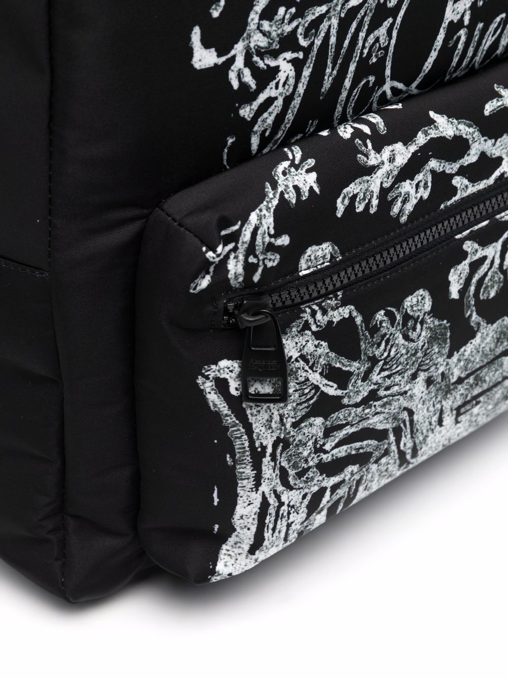 Alexander McQueen abstract-print backpack