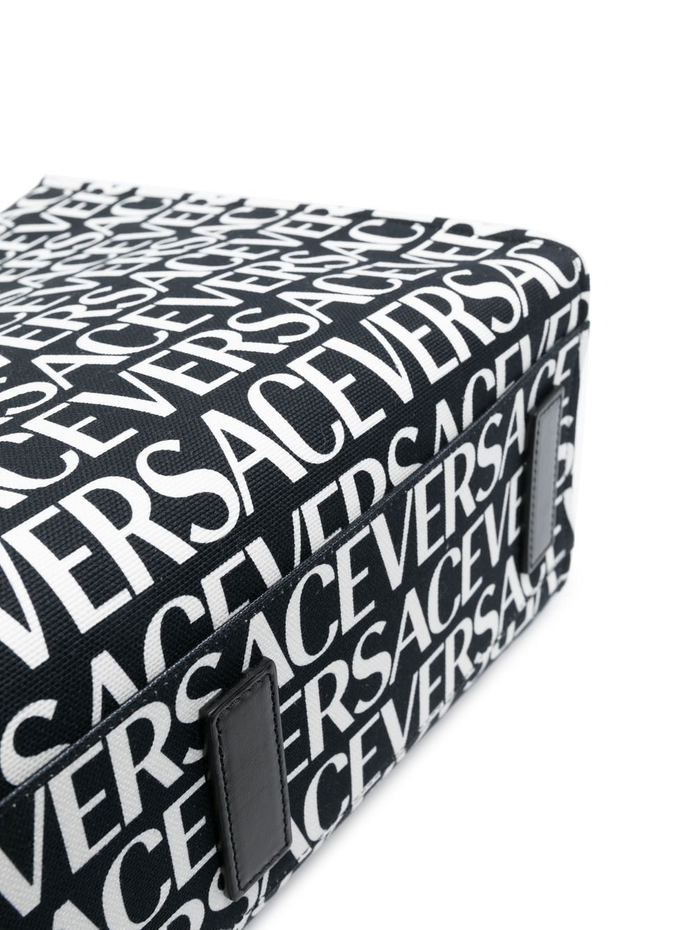 Versace all-over logo-print tote bag