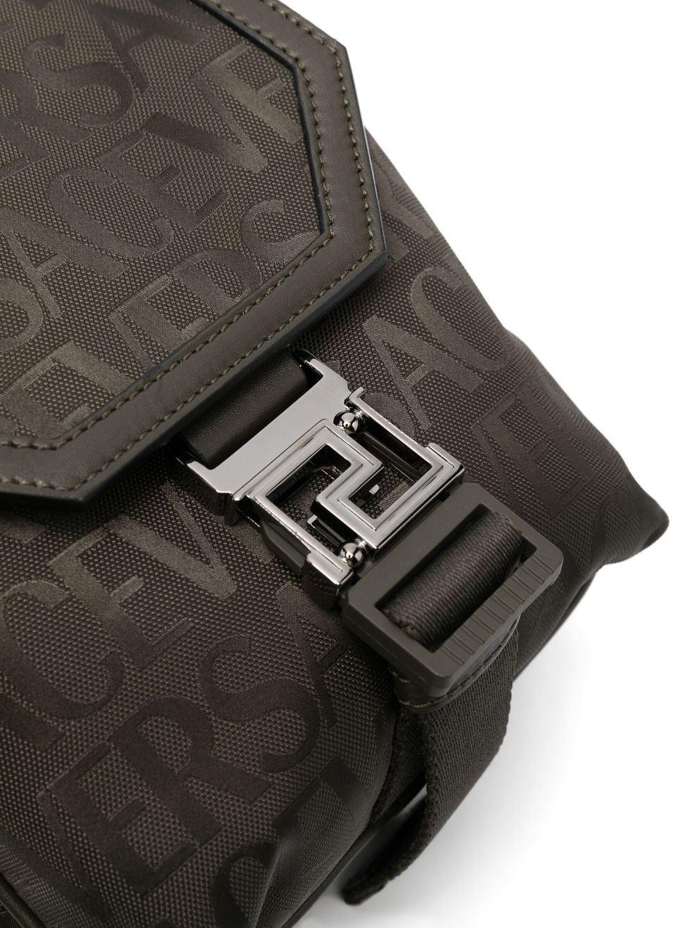 Versace Greca-plaque logo-print bag