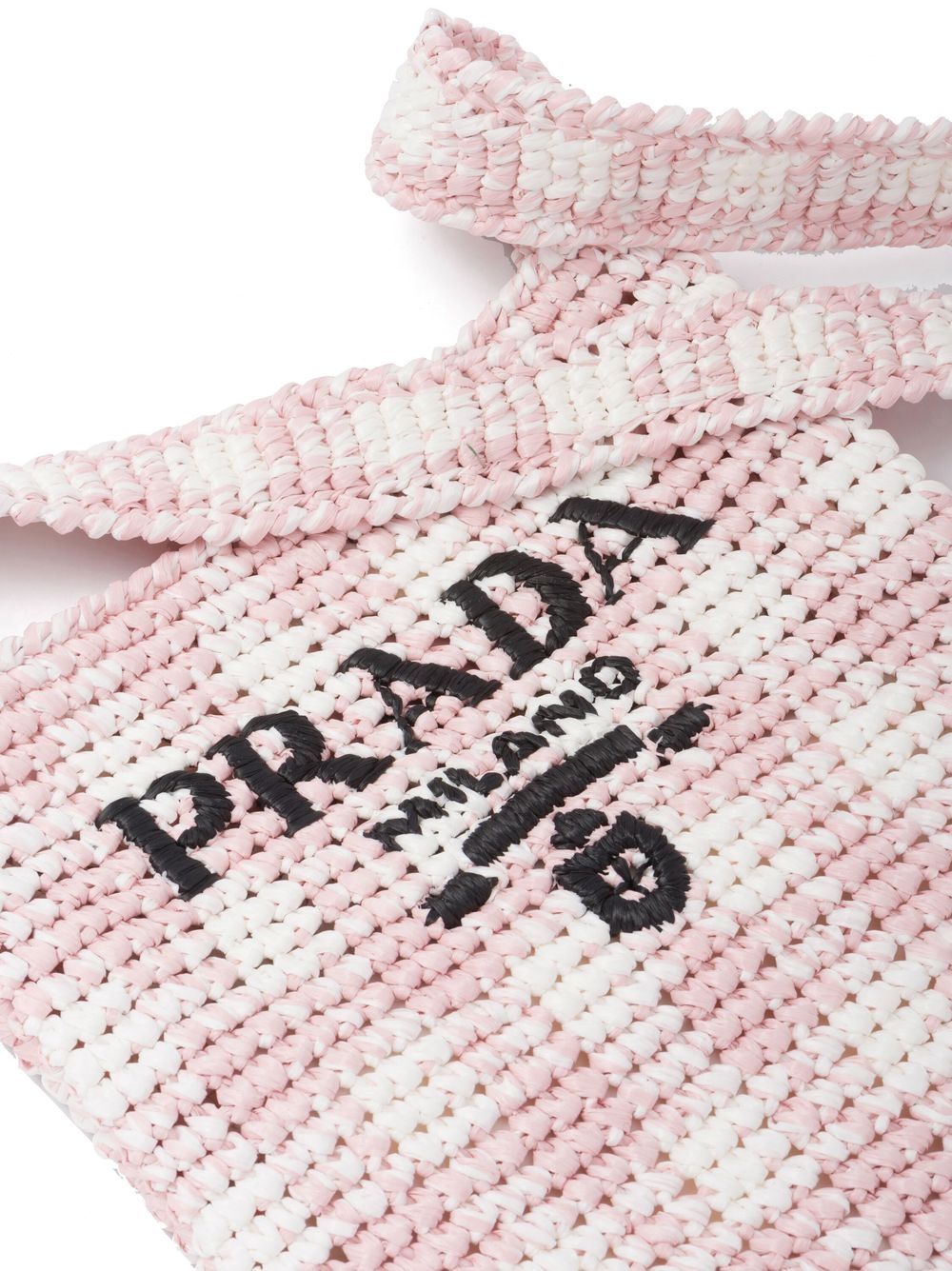Pra*a small raffia bag