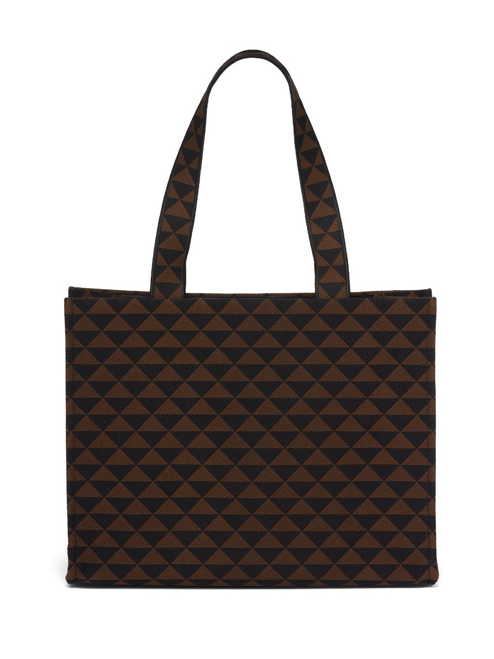 Pra*a çarge symbole geometric-print tote
