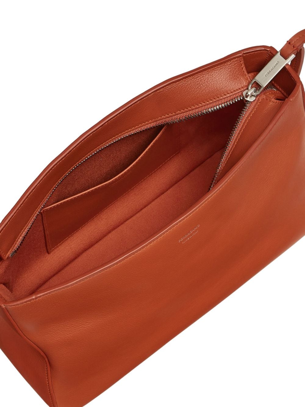 Ferragamo logo-debossed clutch bag