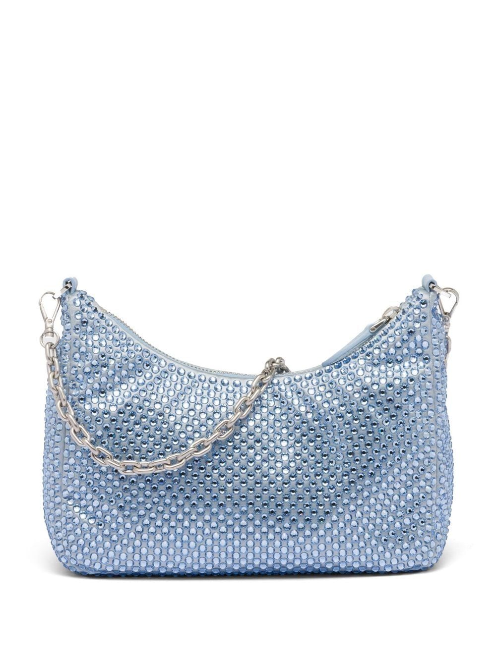 Pra*a re-edition 2005 crystal-embellished shoulder bag