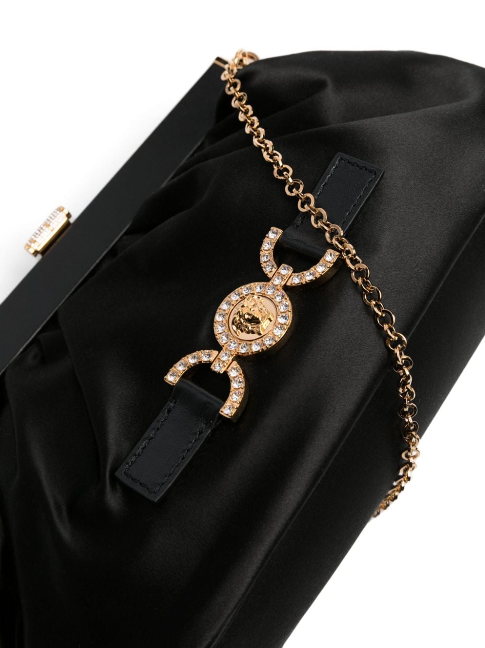 Versace Medusa-plaque clutch bag