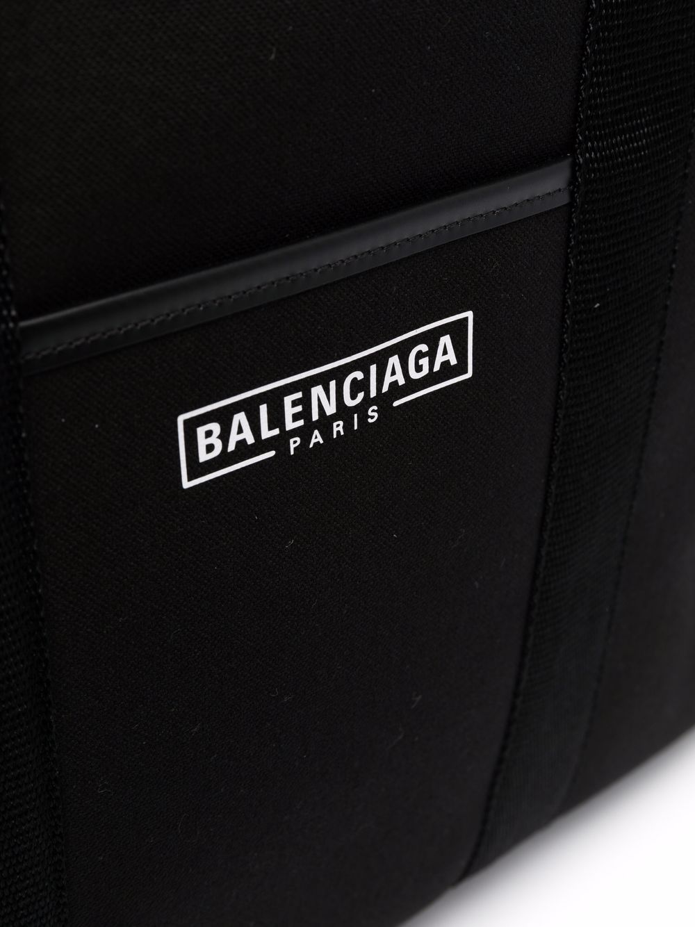 Ba*len*cia*ga logo-patch organic cotton tote