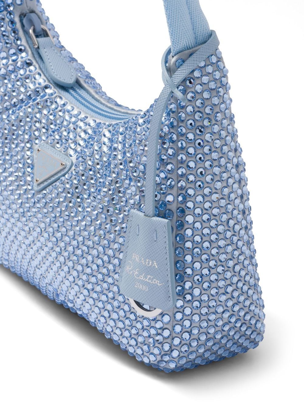 Pra*a re-edition 2000 crystal-embellished mini bag