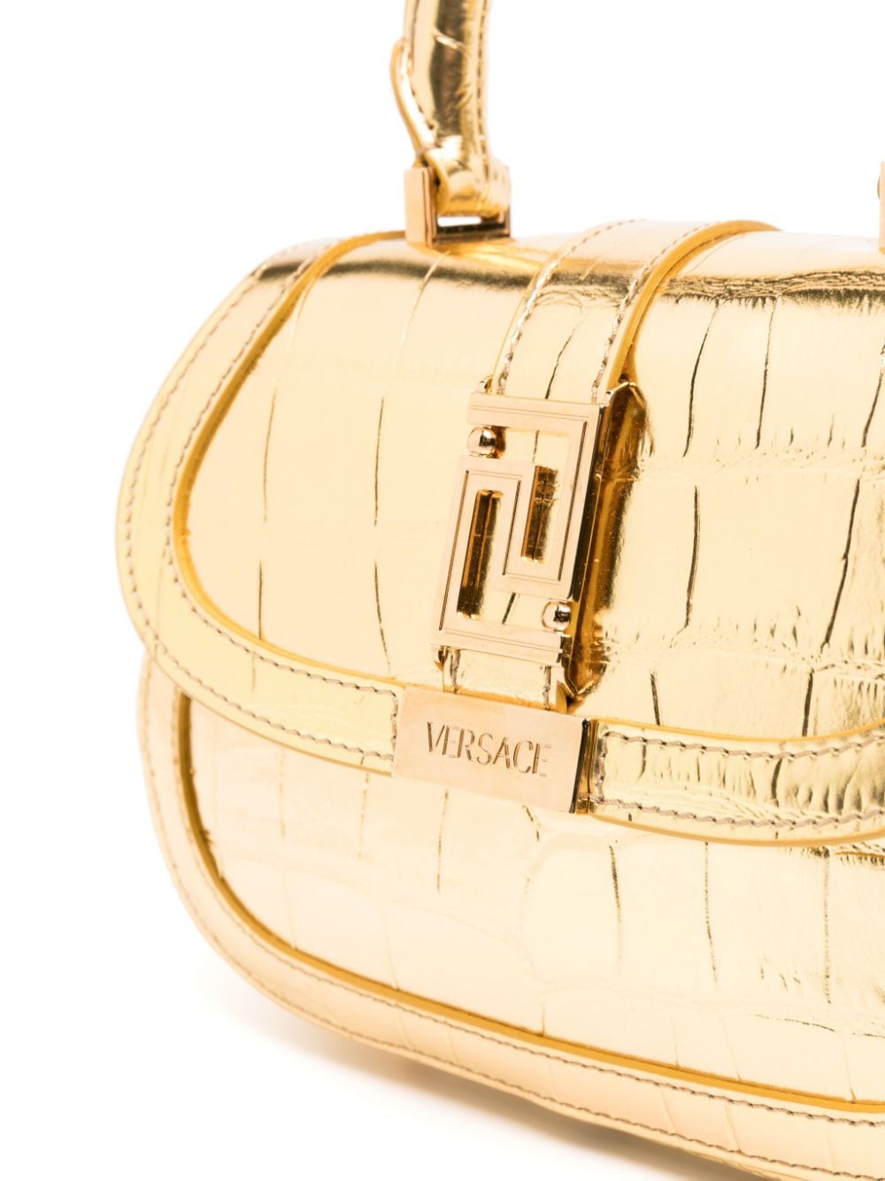 Versace Greca Goddess metallic minibag