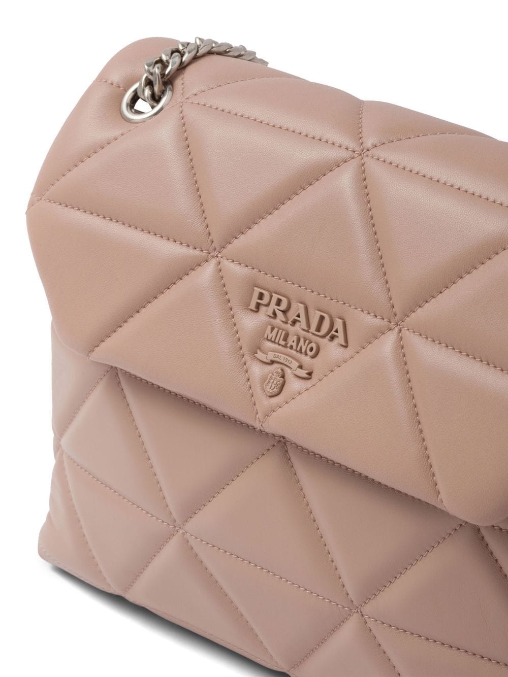 Pra*a large Pra*a spectrum nappa leather bag