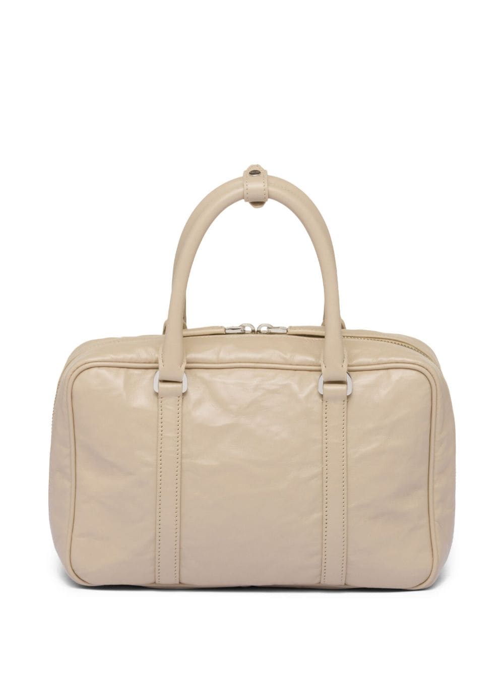 Pra*a medium leather tote bag