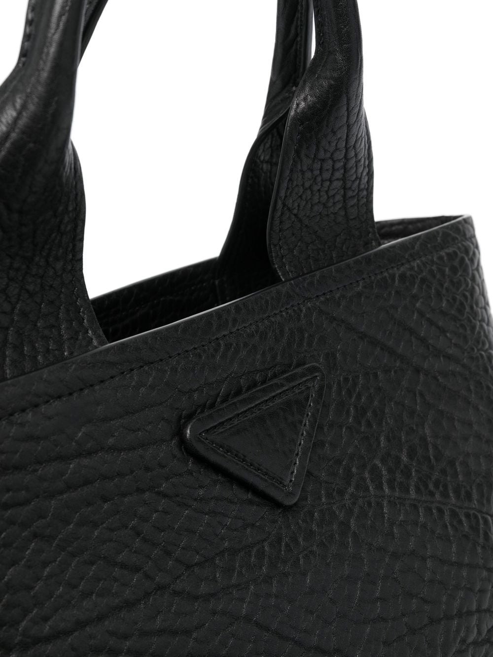 Pra*a logo patch tote bag