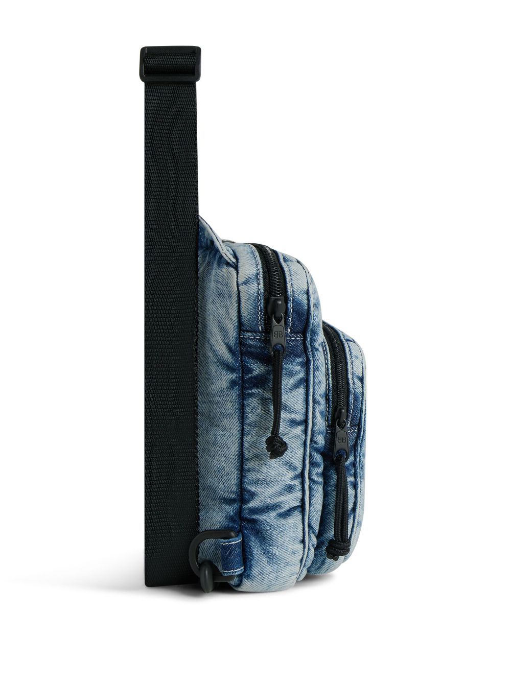 Ba*len*cia*ga explorer denim messenger bag