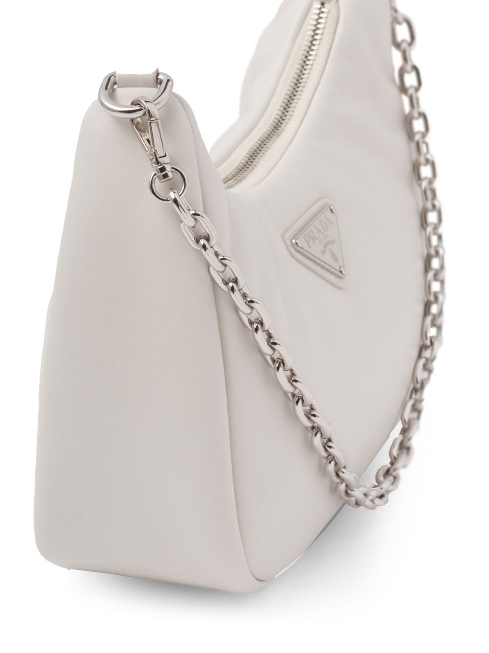 Pra*a re-edition 2005 padded leather shoulder bag