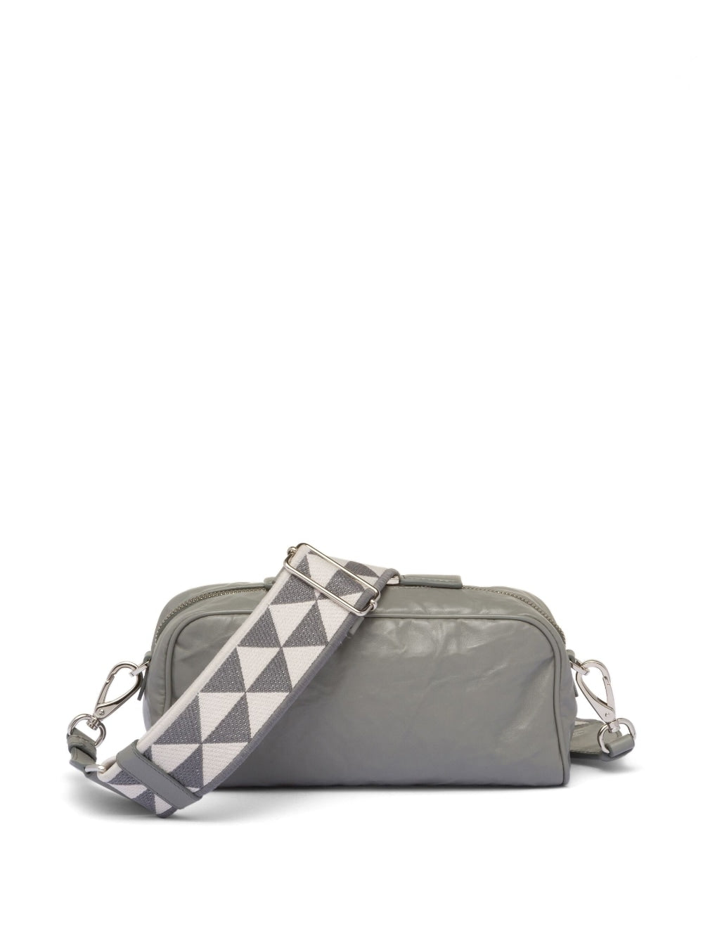 Pra*a leather shoulder bag