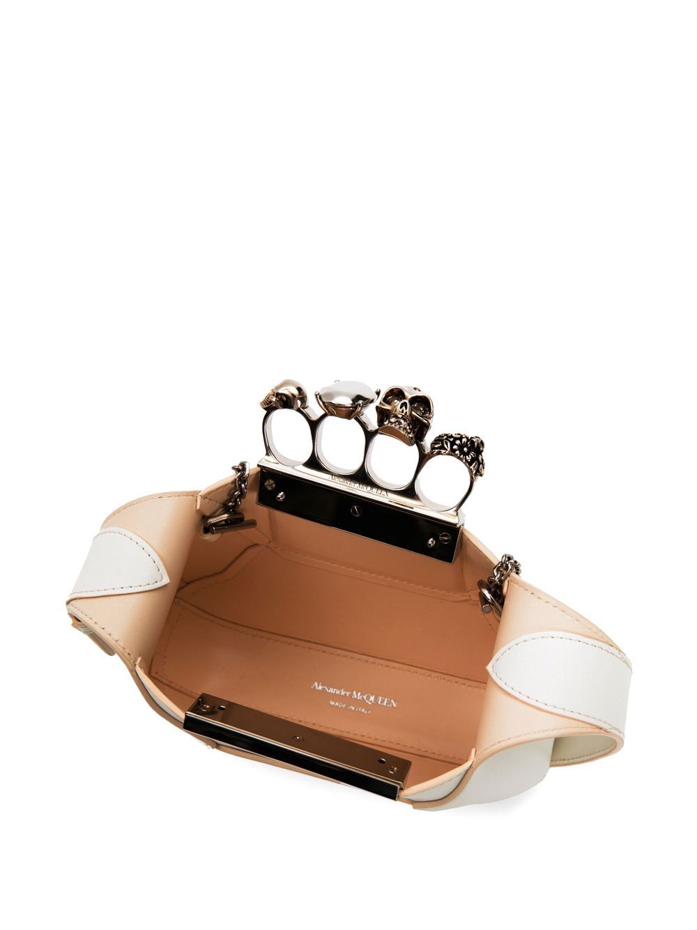 Alexander McQueen Jewelled Hobo leather mini bag