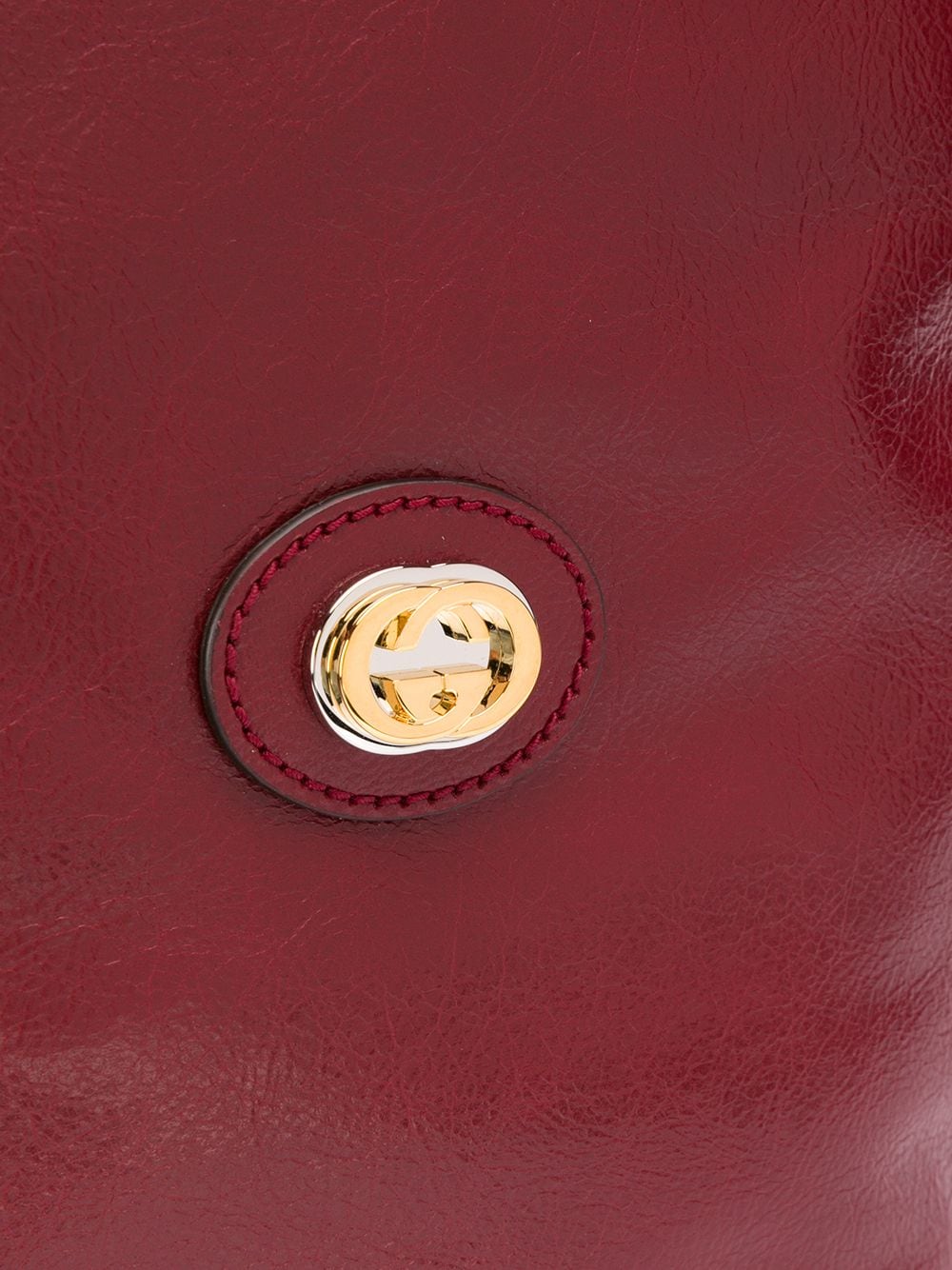 G*u*i calf leather hobo shoulder bag