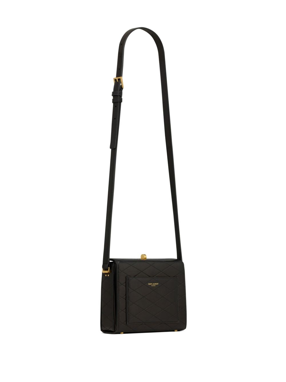 saint laurent Di*m*nd-quilted leather mini bag