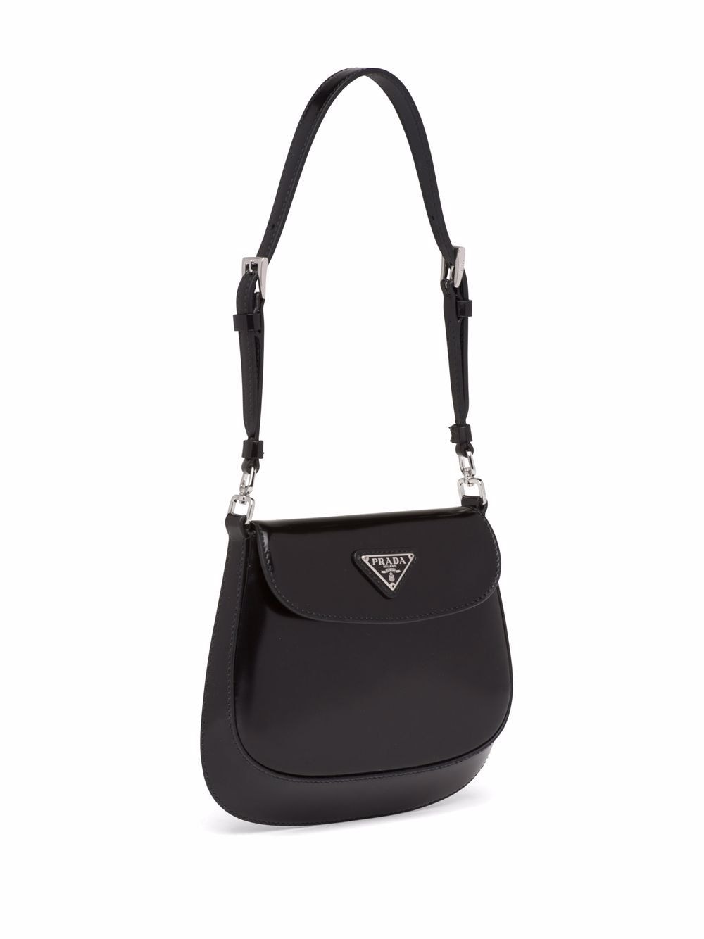 Pra*a cleo logo-plaque crossbody bag