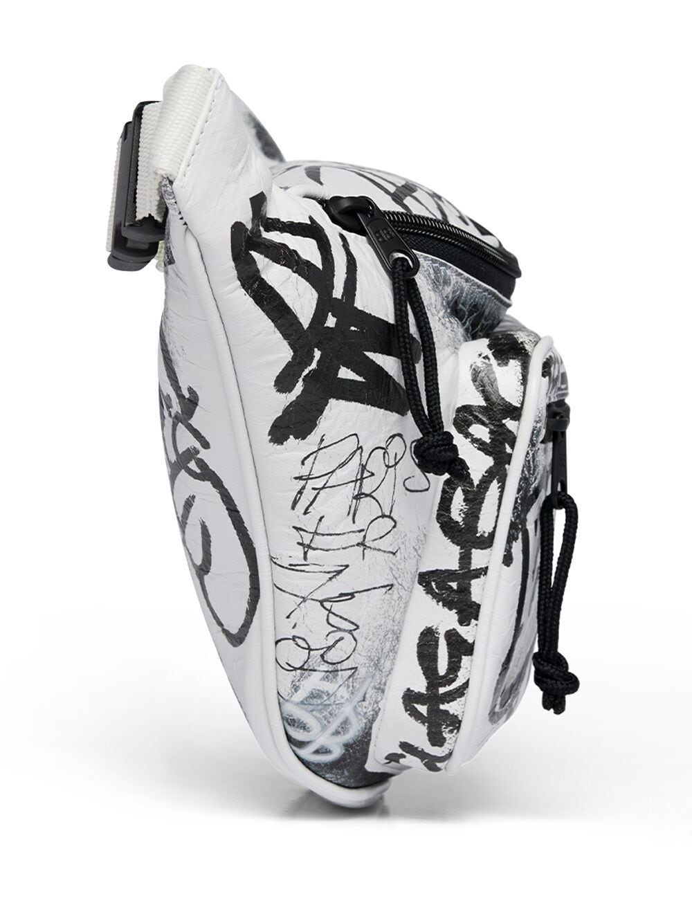 Ba*len*cia*ga graffiti-print belt bag
