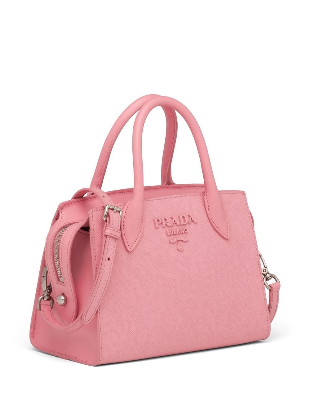 Pra*a logo-plaque tote bag