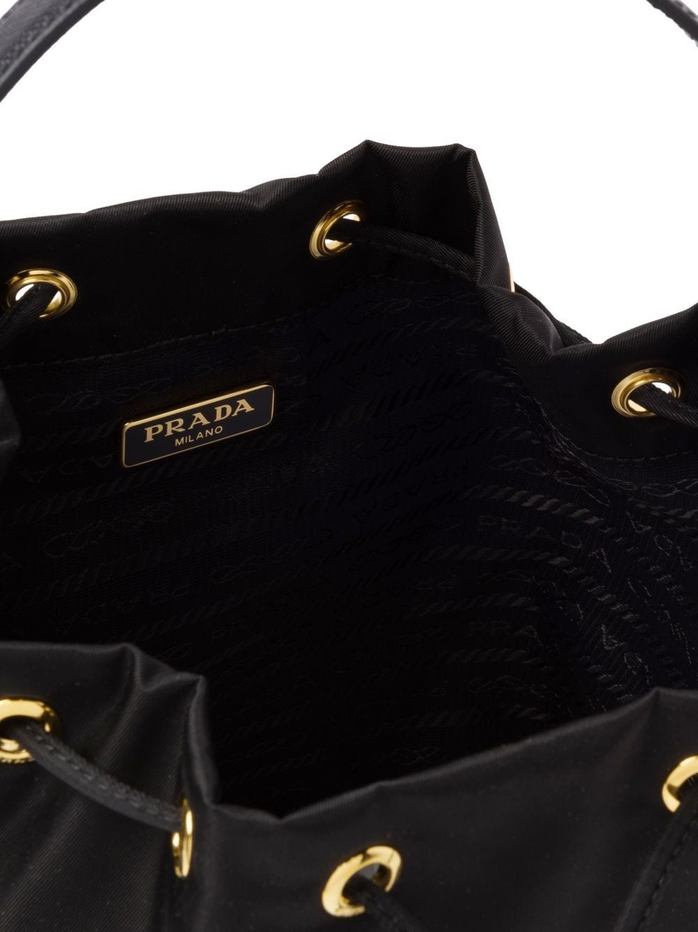 Pra*a re-nylon bucket bag