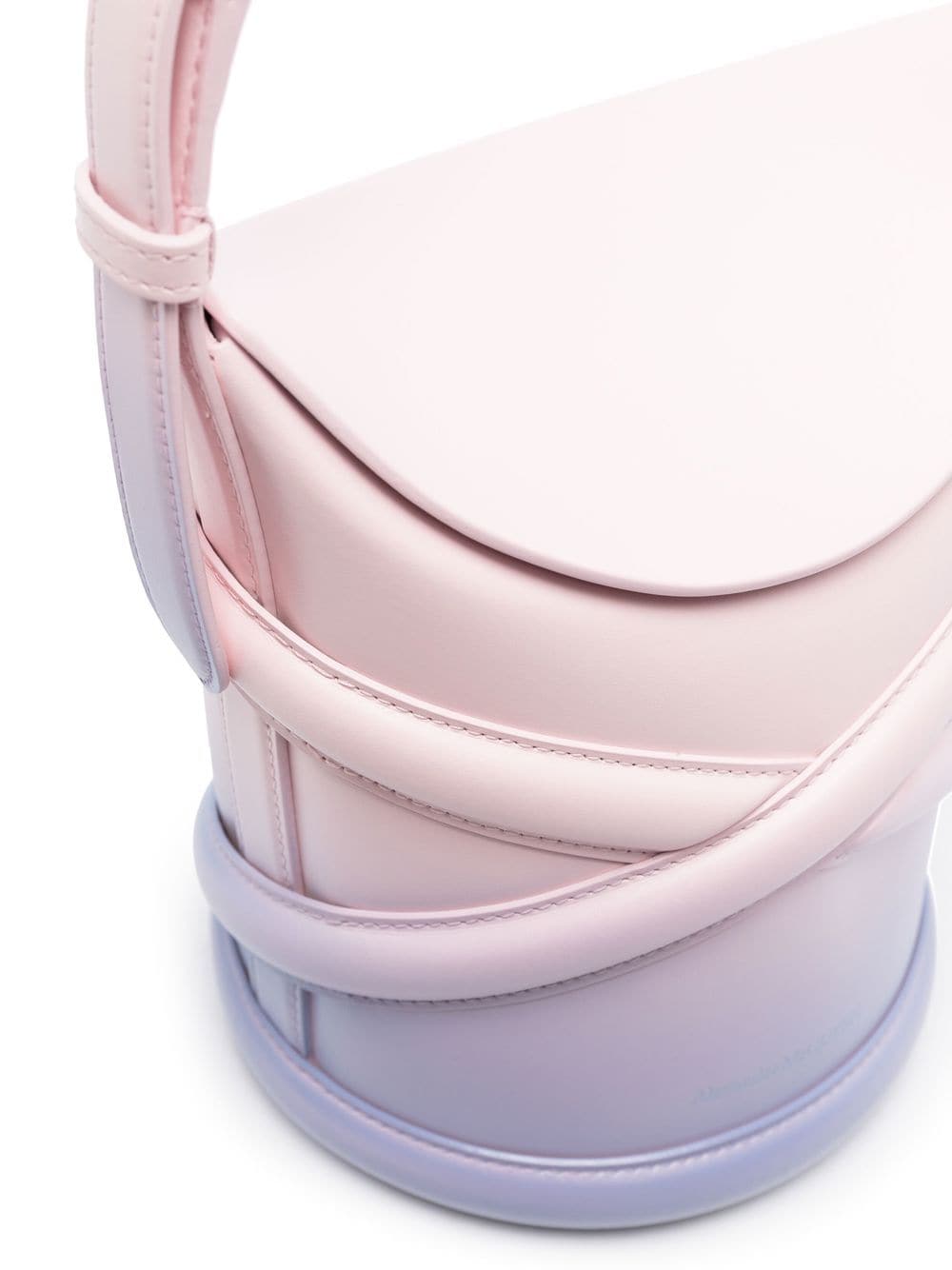 Alexander McQueen gradient-effect bucket bag