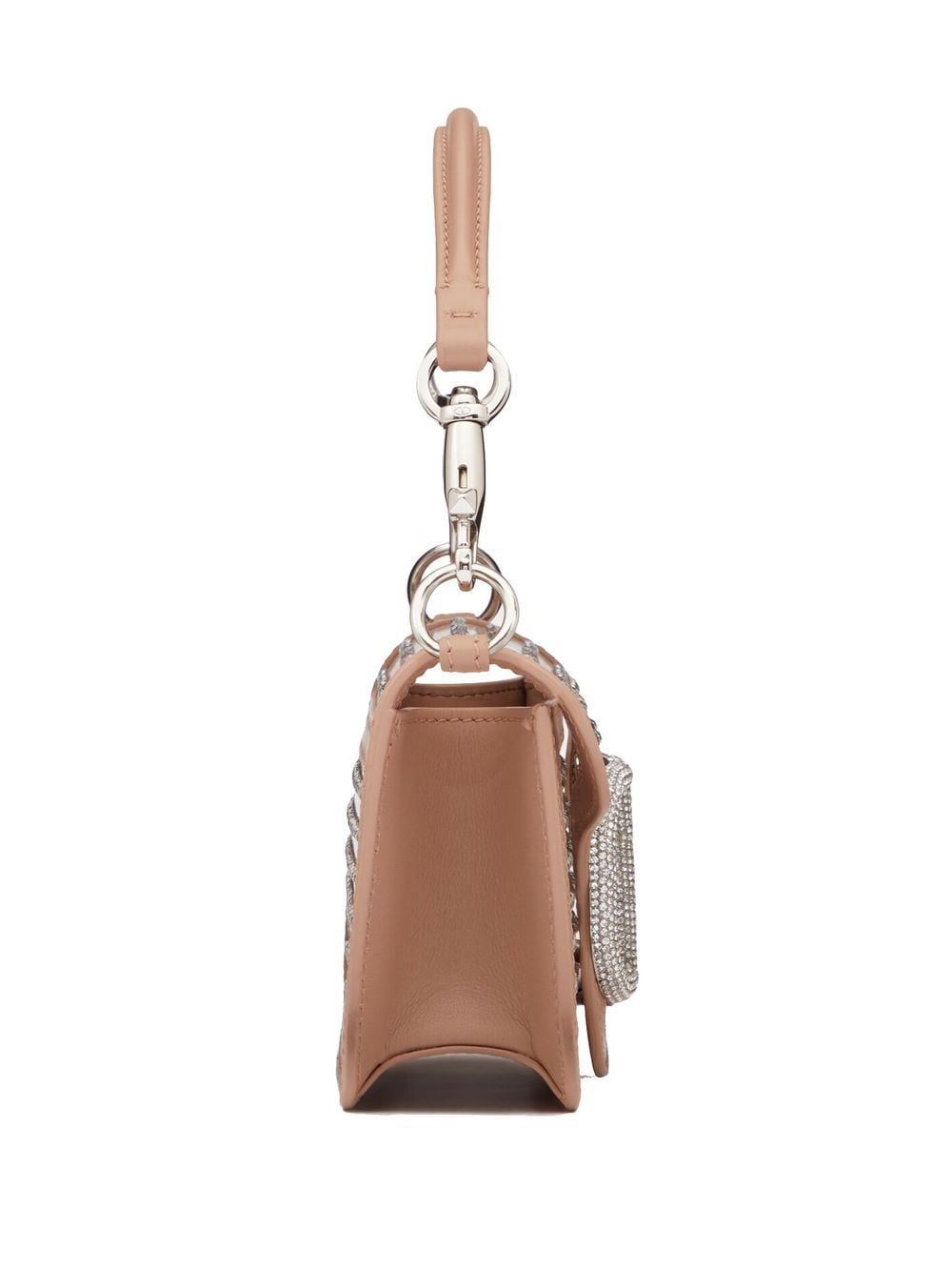 Valentino Garavani Locò crystal-embellished shoulder bag