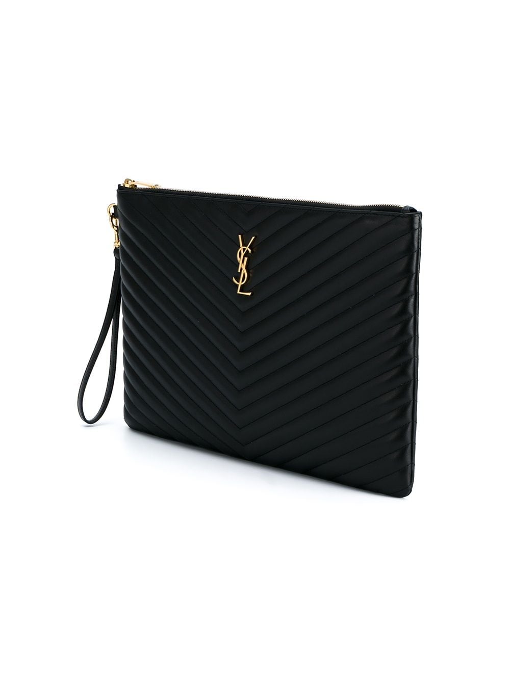 Saint Laurent Monogram quilted document holder