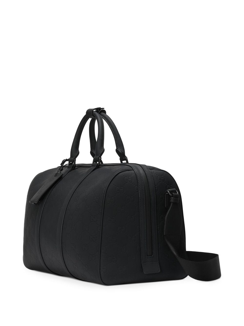 G*u*i large gg-logo duffle bag