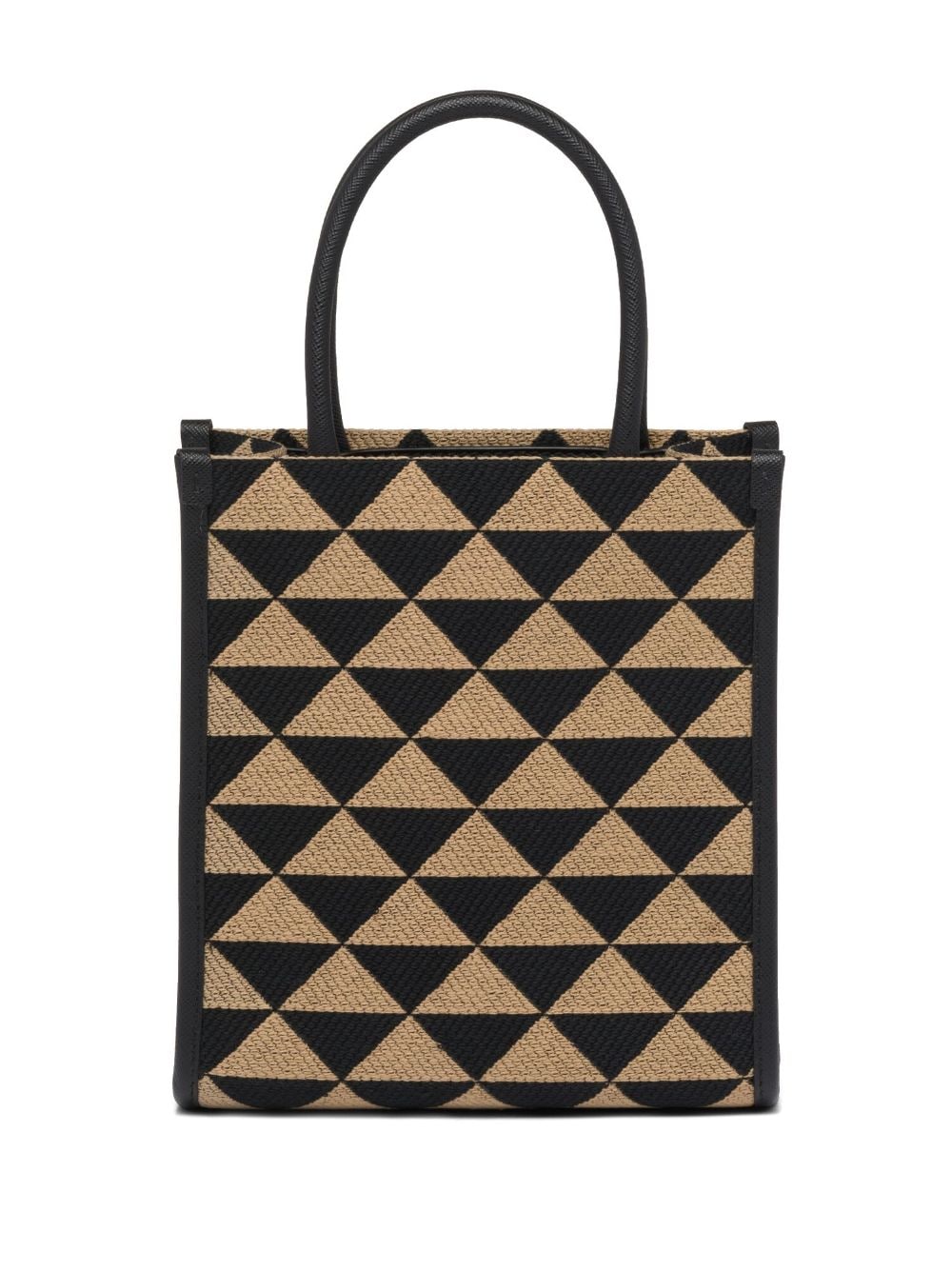 Pra*a symbole embroidered mini bag